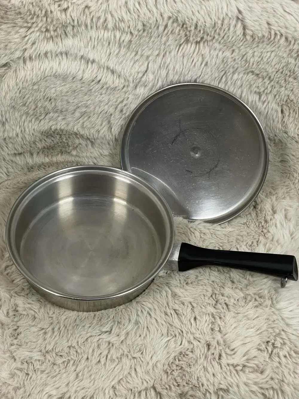 Vintage Fashion Manor J.C. Penney Stainless Steel Pot/Pan Set w/Lids - 6 Piece
